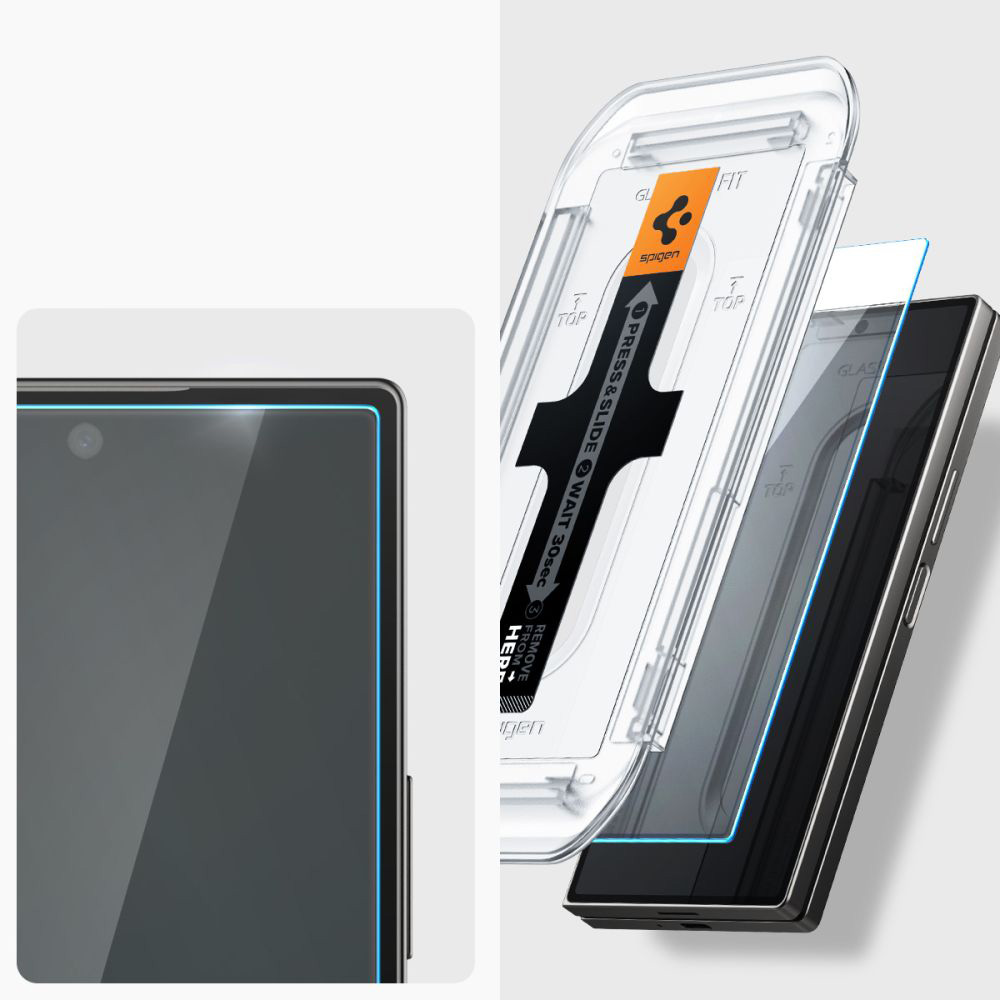 Szkło do etui + Aplikator Spigen Glas.tr EZ Fit 2-Pack do Galaxy Z Fold6